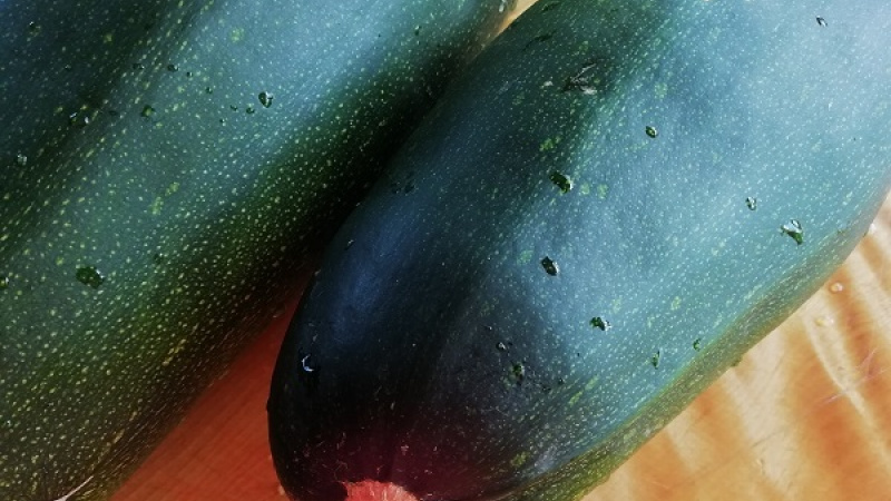 1. Cuketu aj so šupkou dôkladne umyjeme, nastrúhame na rezančeky alebo tenké plátky, aj malé kocky. Keď je nastrúhaná nadrobno, oveľa skôr sa orestuje.