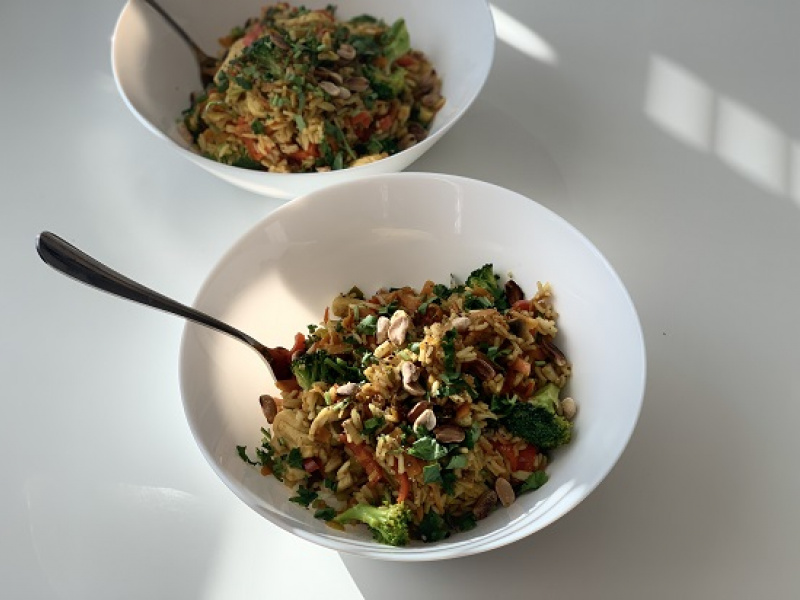 Vynikajúce zeleninové rizoto s vajíčkom - overený recept s chuťou Ázie
