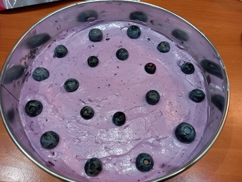Nepečený cheesecake s čučoriedkami, overený recept