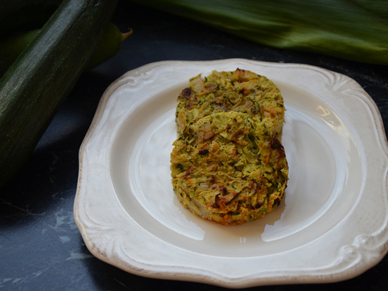 Cuketová baba bez mäsa, recept na slaný cuketový koláč 