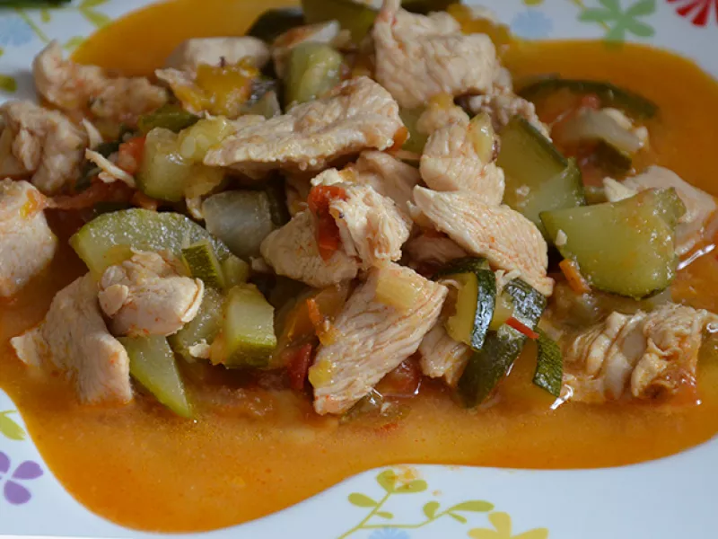 Cuketový guláš, netradičný recept na guláš