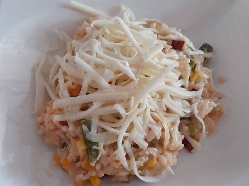 Krémové šampiňónové rizoto so sušenými paradajkami, top recept