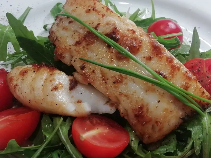 Vynikajúca treska na masle, zdravý RECEPT