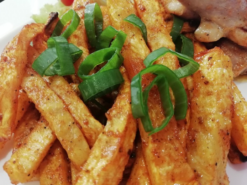 Najlepšie zelerové hranolky pečené v rúre, fit RECEPT