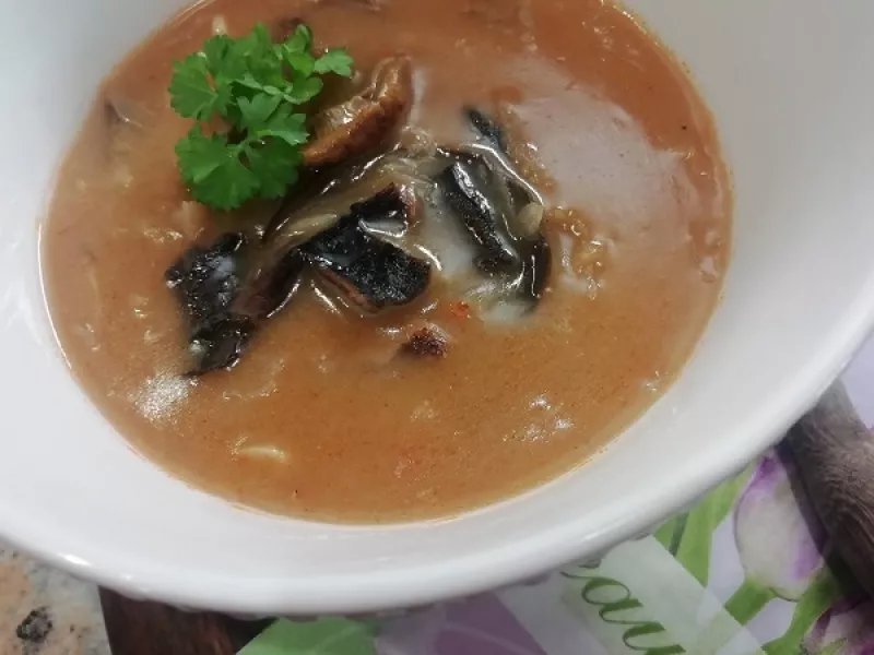 Domáca hubová mačanka, tradičný RECEPT