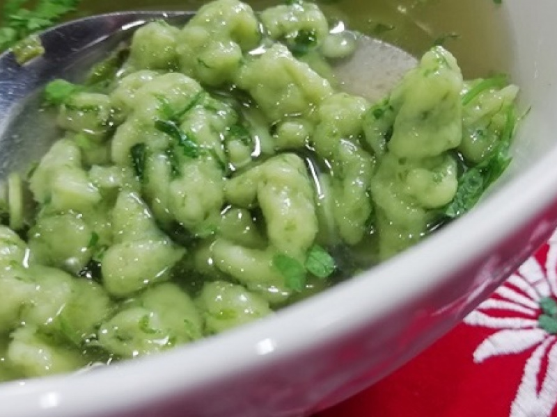 Najlepšie špenátové halušky, zdravý RECEPT