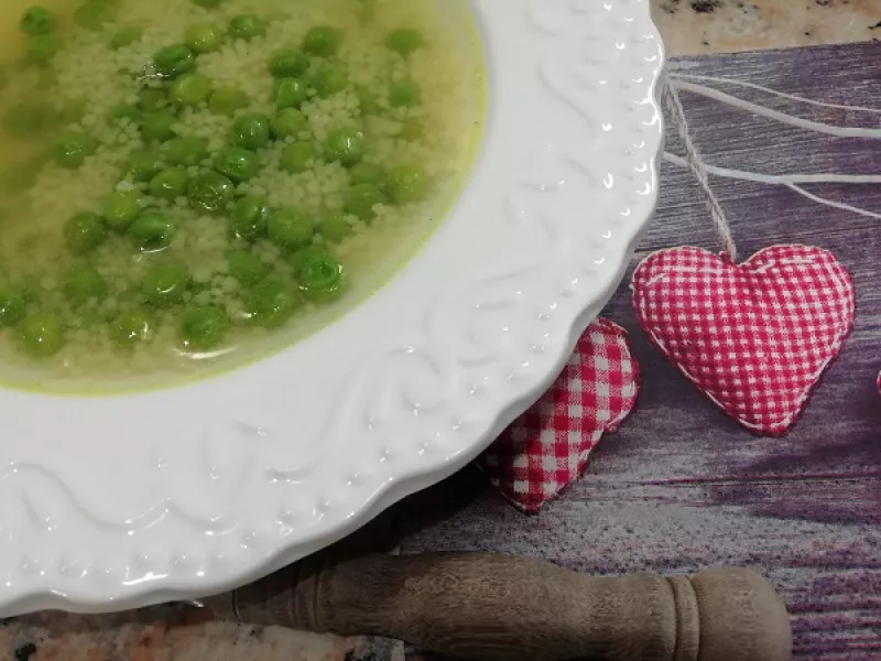 Zdravá hrášková polievka s kuskusom, skvelý RECEPT
