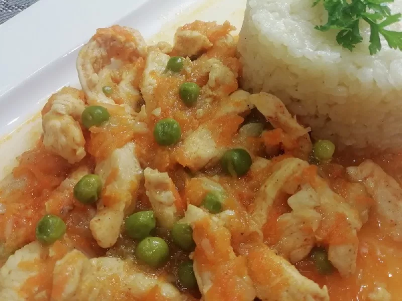Skvelé kuracie soté so zeleninou a dusenou ryžou, RECEPT overený