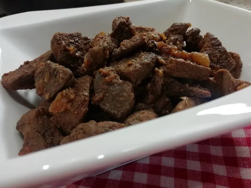 Fantastická dusená bravčová pečeň na cibuli, top RECEPT