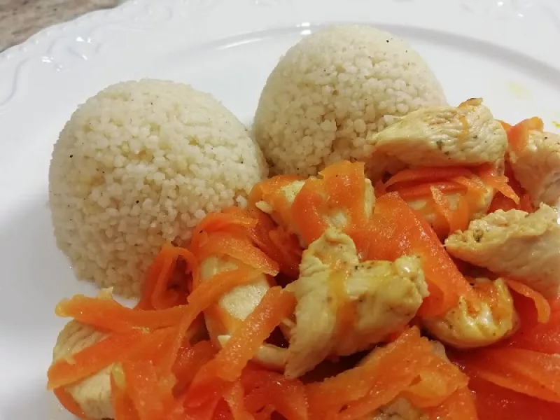 Skvelé kuracie prsia dusené na mrkve, fit RECEPT