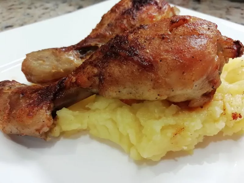 Kompletný obed z kuracích stehien, obľúbený RECEPT