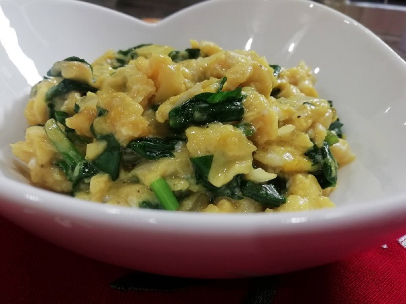 Vynikajúca praženica s medvedím cesnakom, zdravý RECEPT