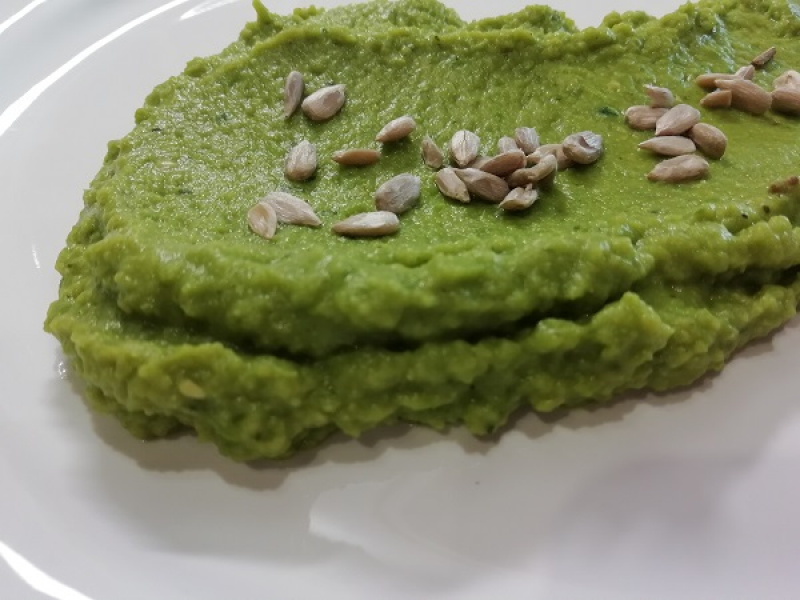 Zdravé hráškové pyré pre celú rodinu, fit RECEPT