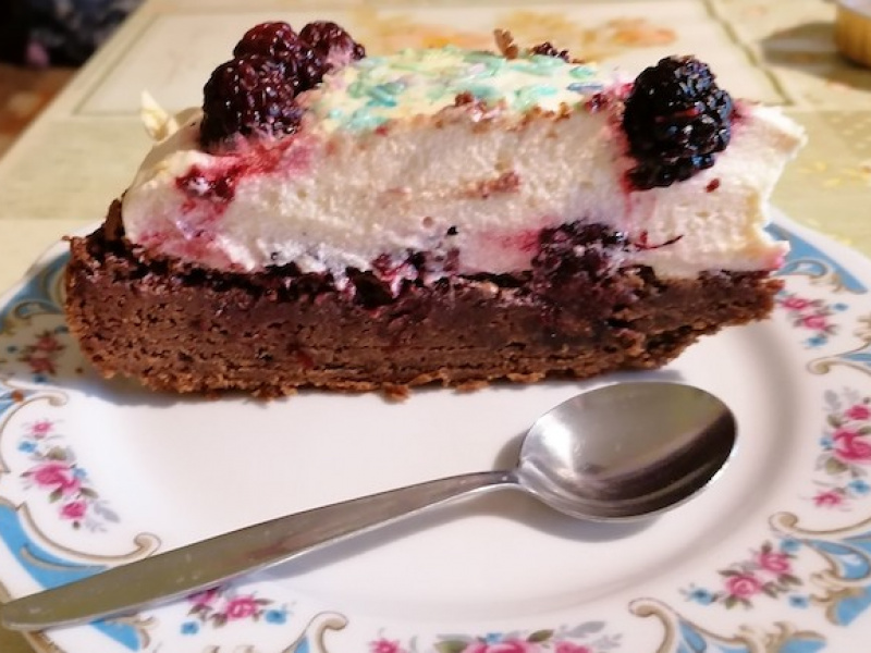 Fantastická čokoládová torta s ovocím, overený recept