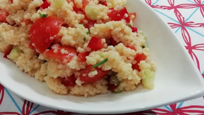 Najlepší zeleninový kuskus šalát, recept plný vitamínov.